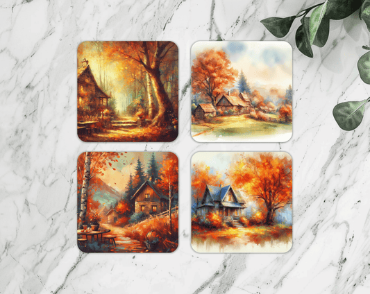 Fall Coasters (4 Set) - Tyler's Table