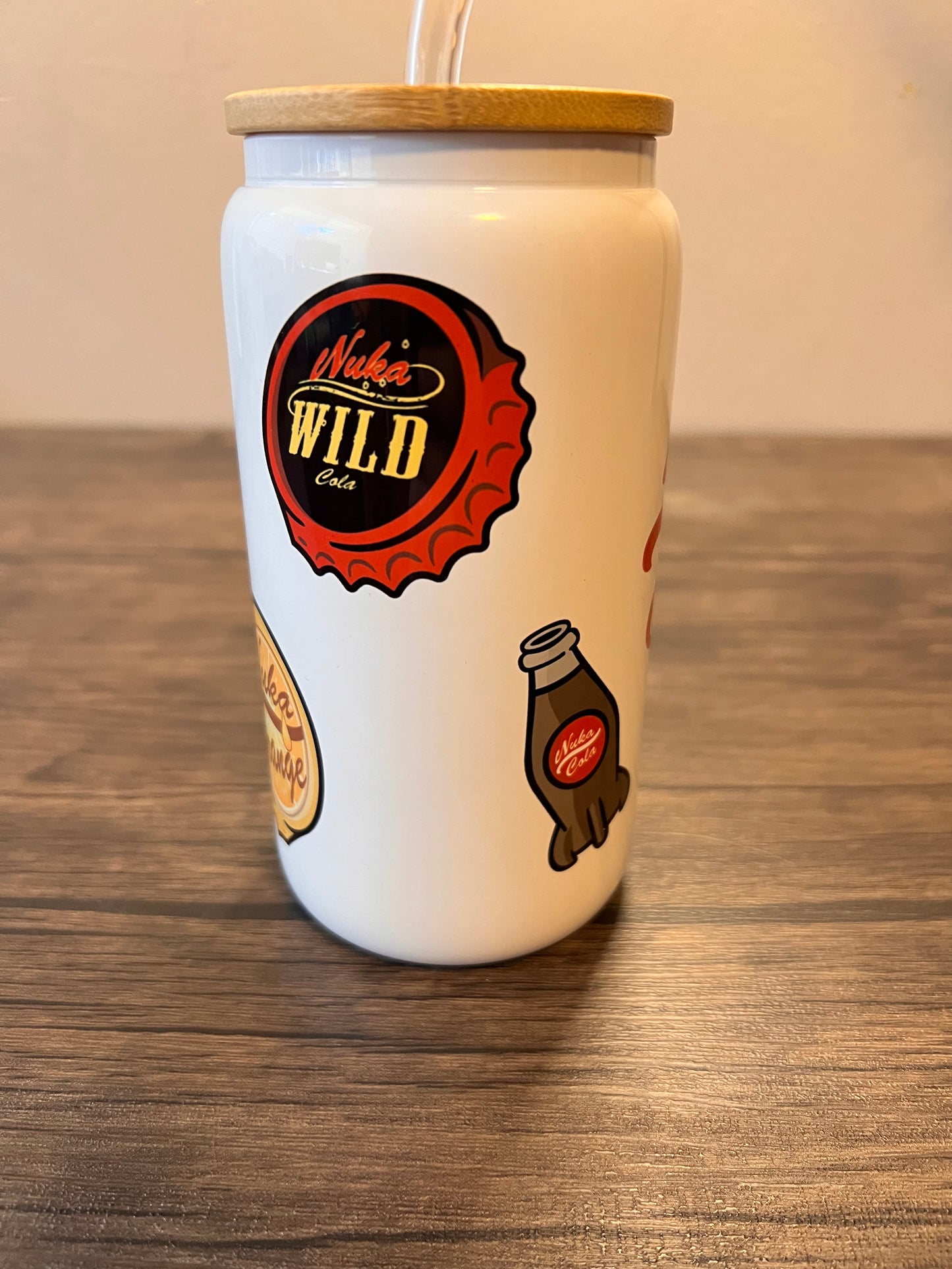 Cola 16oz Glass "Can"