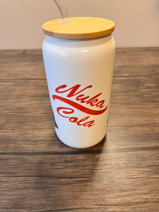 Cola 16oz Glass "Can"