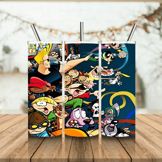 90's Cartoon Tumbler - Tyler's Table