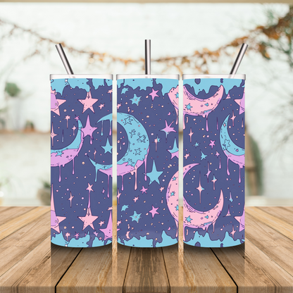 Pastel Crescents Tumbler