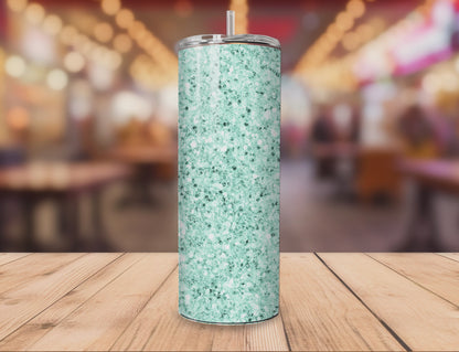 Teal Diamond Custom Tumbler